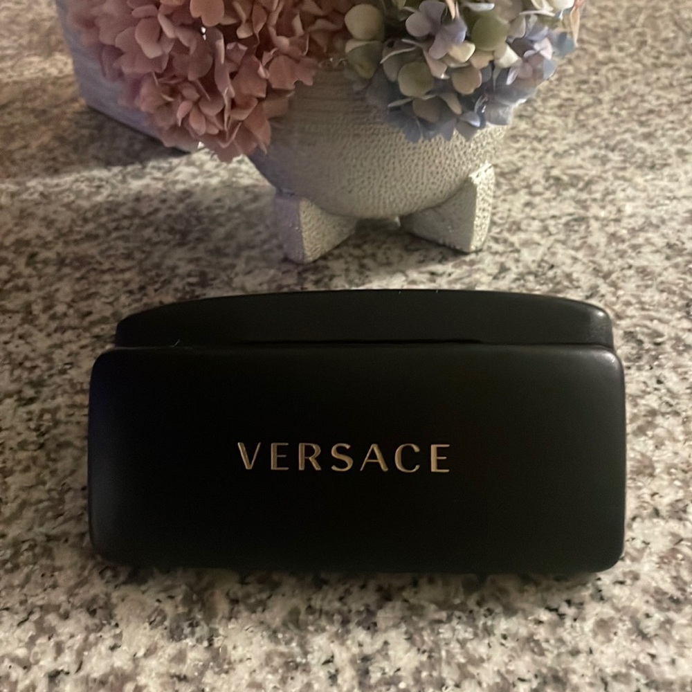 Versace black sunglass case